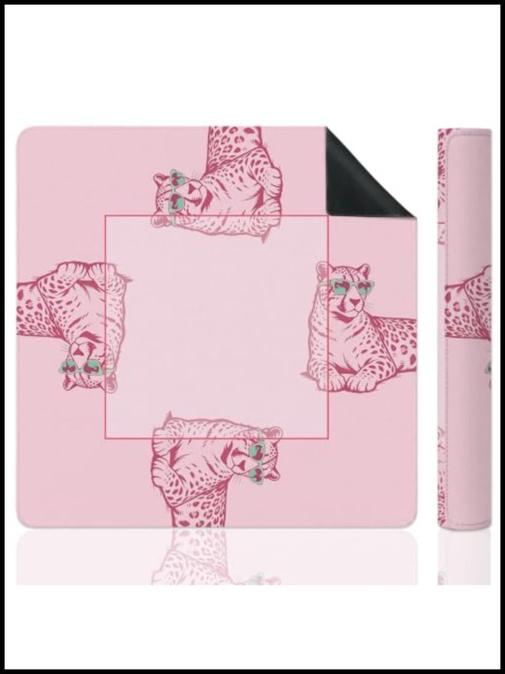Neoprene Mahjong Mat 31.5" Non Slip Noise Reduction Game Table Cover